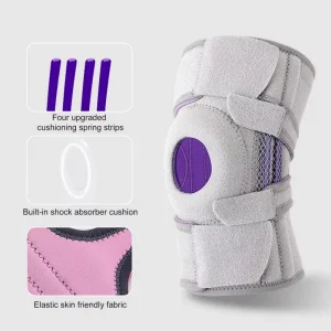 Adjustable Neoprene Nylon Knitted Cotton Knee Elbow Pads Gym Volleyball Orthopedic Protective Martial Arts Nylon Knitted Cotton