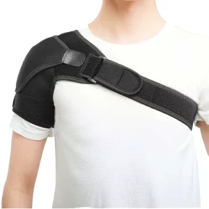 Adjustable Neoprene Rubber Pressure Sports Shoulder Guard With Ice Pack For Shoulder Strain