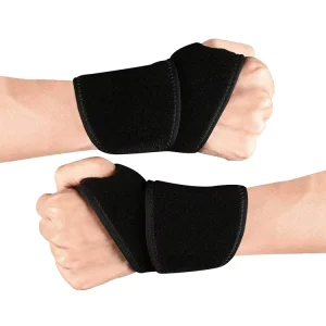 Adjustable Neoprene Wrist Wraps Fitness Support Brace with Thumb Loops Custom Weightlifting Relief Carpal Wrist Strap Palm Guard