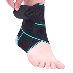 Adjustable Non Slip Compression Ankle Support Brace Elastic Ankle Guard Foot Strap