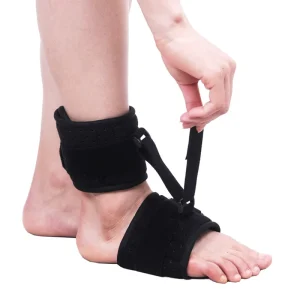 Adjustable Nylon Ankle Stabilizer Drop Foot Brace for Reel Dorsiflexion Lifting Foot Drop Brace Protection in Rehabilitation