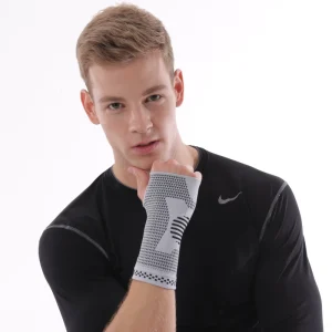 Adjustable Nylon High Elastic Wrist and Palm Brace Bandage Hands Support Sleeves for Wrist Pain Sprains and Recovery Wrist Wraps