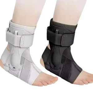 Adjustable Nylon Spandex Lace Up Ankle Brace Sports Foot and Ankle Stability Support Strap