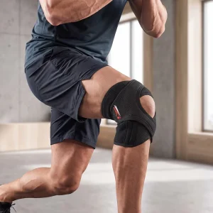 Adjustable Open Patella Knee Support Brace Breathable Neoprene For Sports Running Basketball Injury Recovery Pain Relief