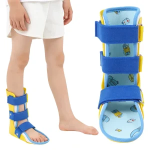 Adjustable Pediatric AFO Ankle Foot Orthosis Kids Ankle Brace Magnetic Closure for Foot Drop Varus Valgus Fracture