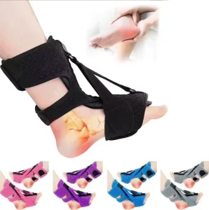 Adjustable Plantar Fasciitis Night Splint for Heel Pain Relief Breathable Orthopedic Foot Drop Ankle Brace Support Splint