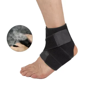 Adjustable Plantar Fasciitis Sprained Polyester Hollow Breathable Design Ankle Stabilizer Sleeve