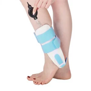 Adjustable Pneumatic Ankle Splint Fracture Support Stabilizer Pump Aircast Ankle Brace for Adults Air Stirrup Ankle Brace