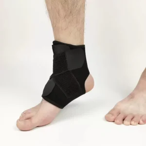 Adjustable Polyester Hollow Breathable Ankle Foot Brace with Protection Function Designed for Plantar Fasciitis Sprain Relief