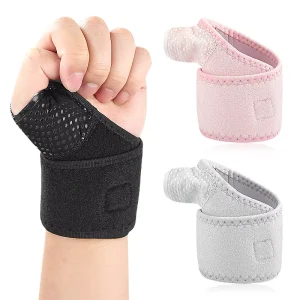 Adjustable Pressurized Neoprene Wrist Brace with Custom Logo for Basketball Diving Running Sports OK Cloth Material Adult Use