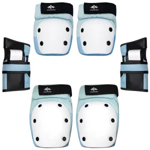 Adjustable Professional Elbow Knee Pads Wrist Guard Skateboard Skate Protective Gear Adults
