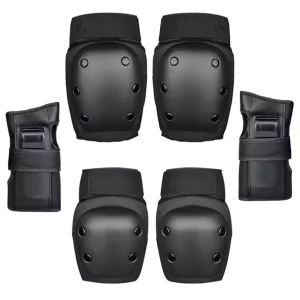 Adjustable Protective Gear Set Skateboarding Biking Polo Roller Extreme Sports Knee Pads Guard