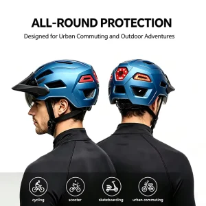 Adjustable Road Bike Cycling Helmet For Bicycle Riding Biking Custom MTB Helmet Unisex Dirt Bike Helmet With LED Light
