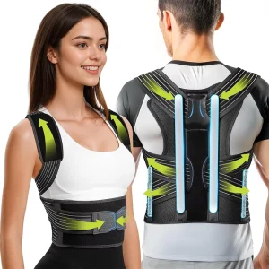 Adjustable Shoulder Brace Back Straightener Body Lumbar Back Support Brace Back Brace Posture Corrector Belt For Men And Women