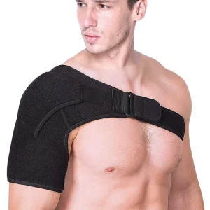 Adjustable Shoulder Strap Support Brace with Pressure Pad Men and Women’s Compression Sleeves