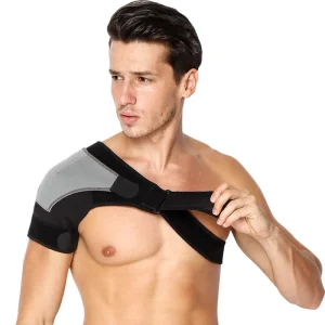 Adjustable Single Shoulder Support Brace Compression Strap For Men Women Sports Recovery