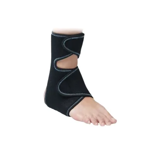 Adjustable Skin friendly Ankle Brace With Strap Medical Elastic Ankle Support for Pain Relief