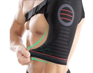 Adjustable Sports Shoulder Guard Breathable Training Strap Brace with Pressure Fixation Guard Against Strain