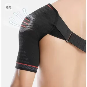 Adjustable Sports Shoulder Guard Breathable Training Strap Brace with Pressure Fixation Guard Against Strain