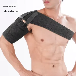 Adjustable Sports Shoulder Support Brace with Fixed Strap Sports Pad for Shoulder Protection