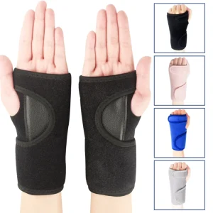 Adjustable Sports Steel Plate Wrist Guard for Adults Breathable and Detachable Hand Fixed Protective Gear