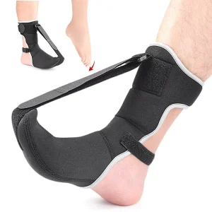 Adjustable Stable Support for Foot Drop Ankle Brace Lace Up Closure Night Splint Spandex Nylon Professional Protection Unisex