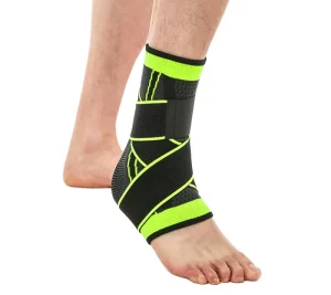 Adjustable Strap Compression Ankle Support Brace Breathable Soft Type with Protective Function