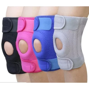 Adjustable Strap Compression Open Patella Absorbs Sweat Knee Support Neoprene Knee Brace for Knee Pain Relief