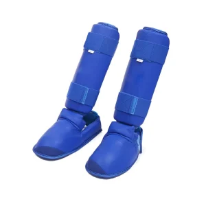 Adjustable Straps Comfortable Karate Foot And Leg Protection Shin Guard Training Gear