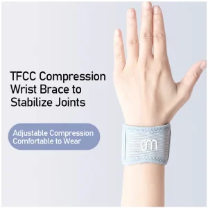 Adjustable TFCC Compression Wrist Brace Wrist Guard Breathable Polyester Fabric Side Pain Relief Ligament Protection BM WR2022D