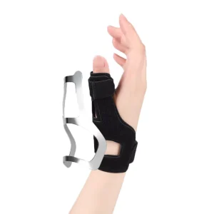Adjustable Thumb Splint Brace with Aluminum Plate Hook Loop Thumb Wrist Support for Arthritis & Sprain Relief