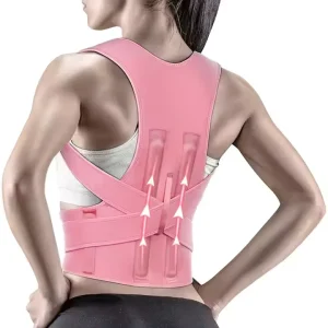 Adjustable Upper Back Belt Brace Stretcher Corrector Postural Breathable Back Support