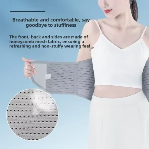 Adjustable Waist Back Brace Lumbar Support Spandex & Nylon Waist Support Lumbar Belt