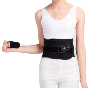 Adjustable Waist Straps Lower Back Brace Pain Relief with Pulley System Lumbar Support Belt for Women and Men