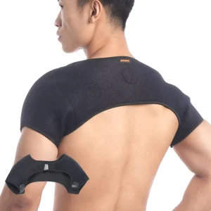 Adjustable Winter Shoulder Protector Shoulder Wrap Brace Unisex Warm Shoulder Wrap for Daily Protection & Recovery