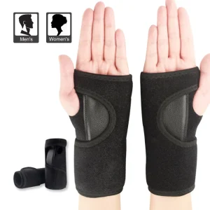 Adjustable Wrist Band with Steel Support Health Hand Wrist Guard Protector for Carpal Tunnel Pain Relief Unisex Free Size