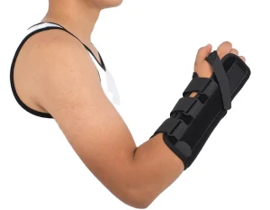 Adjustable Wrist Brace with Aluminium Sheet Support for Injury Recovery and Forearm Protection