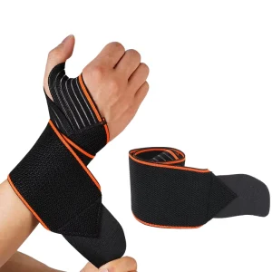 Adjustable Wrist Support Brace with Thumb Loop Breathable Compression Wrist Wrap for Gym Sports Carpal Tunnel and Injury Recovery