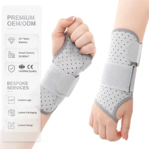 Adult Adjustable Wrist Support Brace Double Aluminum Splints Compression Strap for Gym Sports Martial Arts Protection