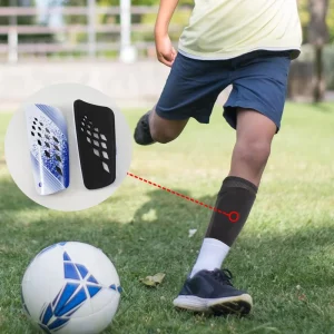 Adult Children’s Unisex Football Shin Guards Breathable Diamond Hole Design Plastic Shin Guards Customized Logo for All