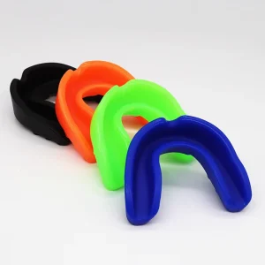 Adult Customized Color Boxing Basketball MMA CE Certified PP Material Custom Printed Design Mouldable Mouth Guard Case