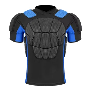 Adult Ice Hockey Protective Shirts EVA Padded Shoulder Chest Rib Guard 4 Way Stretch Compression Sportswear Custom OEM ODM