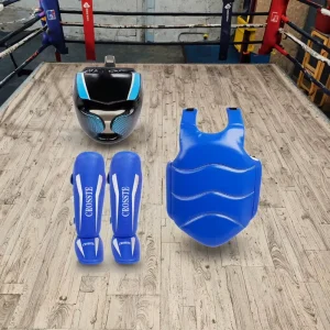 Adult & Kids Full Set Martial Arts Protective Gear Kickboxing Boxing Muay Thai Training Equipment for Sparring & Fitness