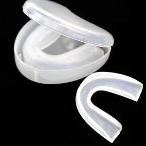 Adult Kids Use Soft EVA Silicone Gel Kick Boxing Taekwondo Karate Mouth Guard with Custom Logo and Case