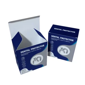 Adult Mouth Guard Silicone Paper Packaging for Teeth Protector Mouthguard Packaging Box