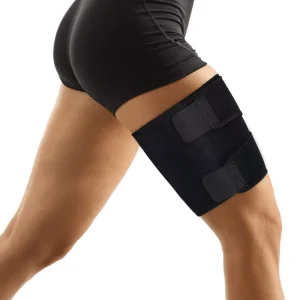 Adult Neoprene Customizable Sports Leg Guards for Running Prevent Muscle Strain Wrap Around Braces Thigh Protectors Protective