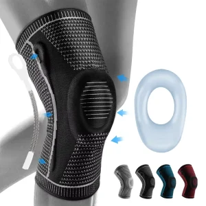 Adult Professional Knee Protection Leg Sleeves for Basketball Running Cycling Volleyball Multi Sport Use Polyester Fiber