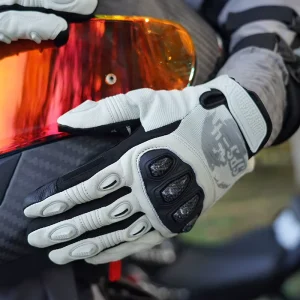 Adult SPS 4 Unisex Winter Impact Gloves Touchscreen Cold Weather Gauntlet Carbon Fiber Cycling Riding Sports
