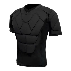 Adult Short-Sleeve Training Jersey Goalie Protector Shooting Chest Guard Rugby & Football Gear