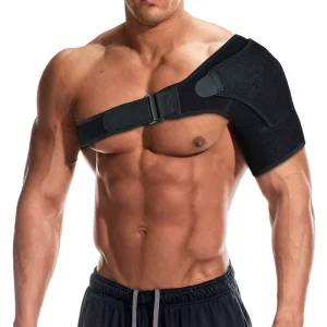 Adult Sports Shoulder Guard Custom Sports Fitness Neoprene Pressure Adjustable Single Pain Sports Shoulder Protector